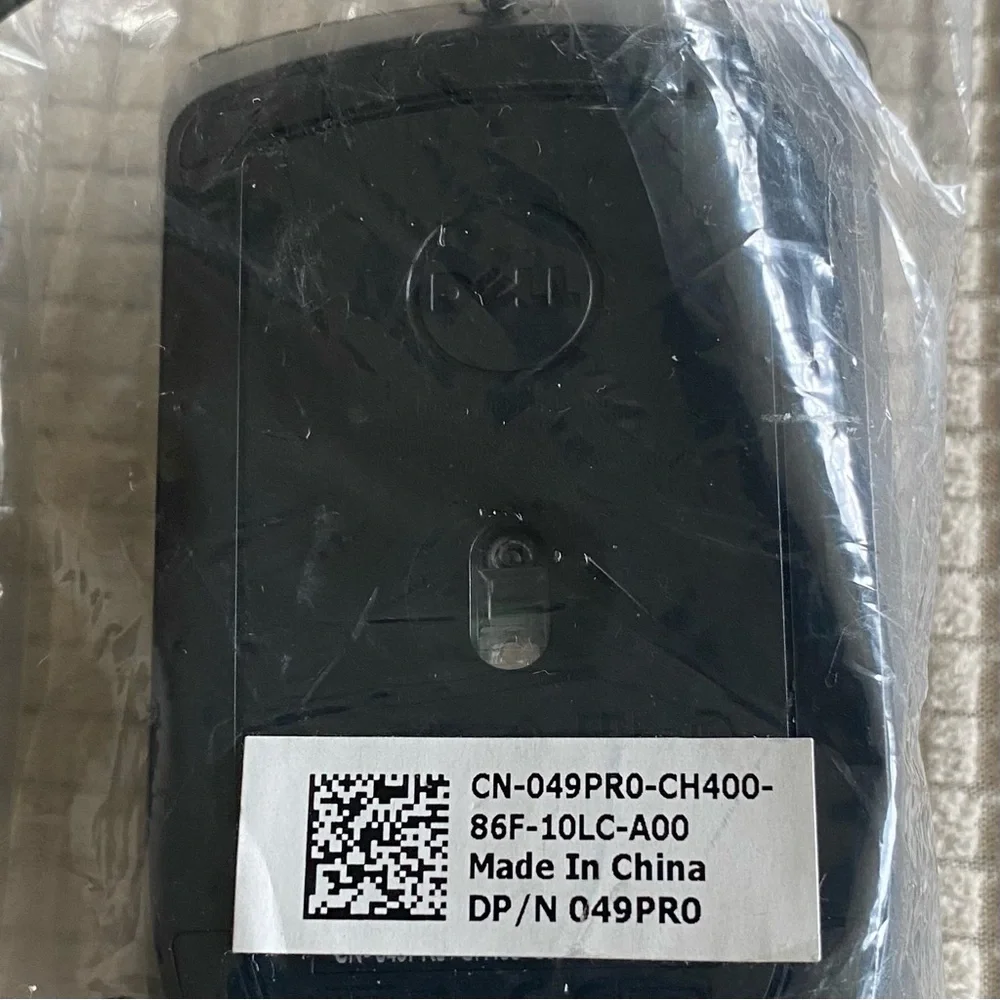 Dell Black Wired Mouse